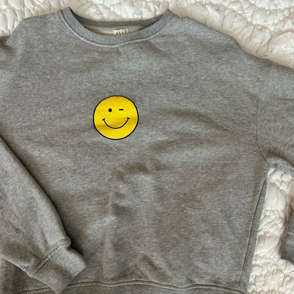 KULE Relaxed Yellow and Gray Sweatshirt